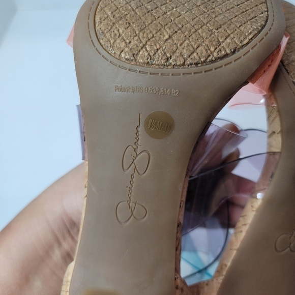 Jessica Simpson Jullry Multicolored Heels Size 8.5 M - Picture 9 of 12